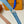 LV Flowergram 20mm Reversible Belt Beige Blue Calfskin