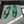 CC 26s Slingback 20 Green Mesh Fabric Sheepskin 681999