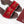 GG 26s Horsebit Mid-Heel Slide Sandal 6.5cm Red Velvet Lambskin 961277