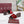 GG 26s Horsebit Mid-Heel Slide Sandal 6.5cm Red Velvet Lambskin 961277
