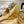HIGH SANDAL SQUARE HEEL 12 CM IN GOLD CALFSKIN