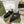 GC 25 Black Double G Sandal Black Rubber 292432