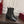 Gucci Horsebit Chunky Heel Ankle Boots Black Cowhide 490560