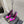 HIGH HEEL 10 CM SLINGBACK IN BRIGHT PINK CALFSKIN WITH GOLD HARDWARE