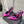 HIGH HEEL 10 CM SLINGBACK IN BRIGHT PINK CALFSKIN WITH GOLD HARDWARE