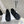 Loewe One-Piece Snow Boots Black Suede 435631