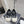 CC 26s Mary Jane Loafers Black White Lambskin 762894