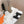 HM Lift Slip-On Sneaker White Orange Black Fabric Suede 608248