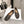 CL 26s Flat Shoes In Dark Brown Suede With Metal Studs