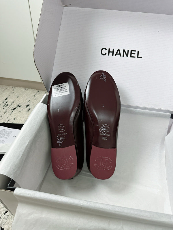 CC 26A Métiers d’art 2026 Loafer Burgundy Glossy Sheepskin 900704