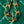 24a hobo bag 23cm green calfskin gold hardware