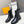 LV Citizen Flat Ranger Boot Plain Black Calfskin