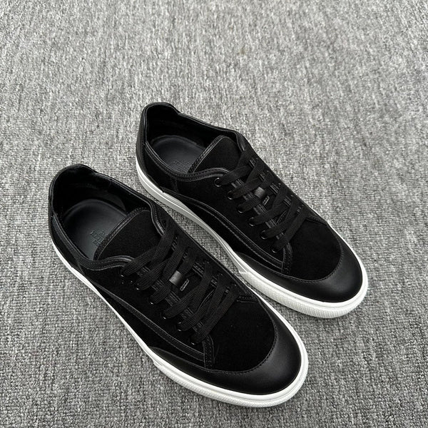 HM Men's Get Sneaker Black Suede Calfskin 336083