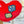 LV Lucky Heart Charm Red mix Colors Wool
