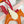 HM Rodeo Pegase PM Charm Red Orange Cream Lambskin