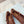 PRA NAPPA MARY JANE FLAT BROWN SATIN