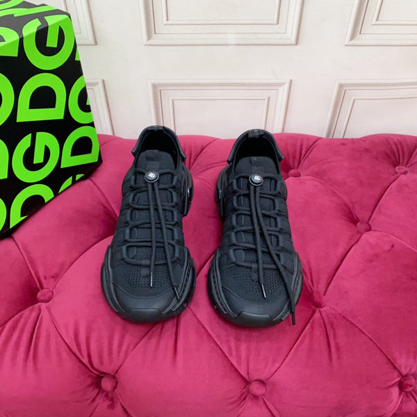 DC 24 Airmaster Sneakers Black Cowhide 947293