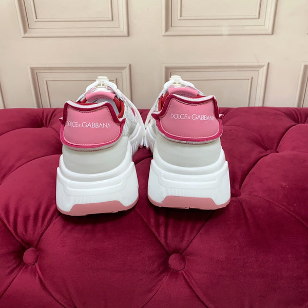 DC 24 Daymaster Sneakers White Pink Cowhide & Demin 167332