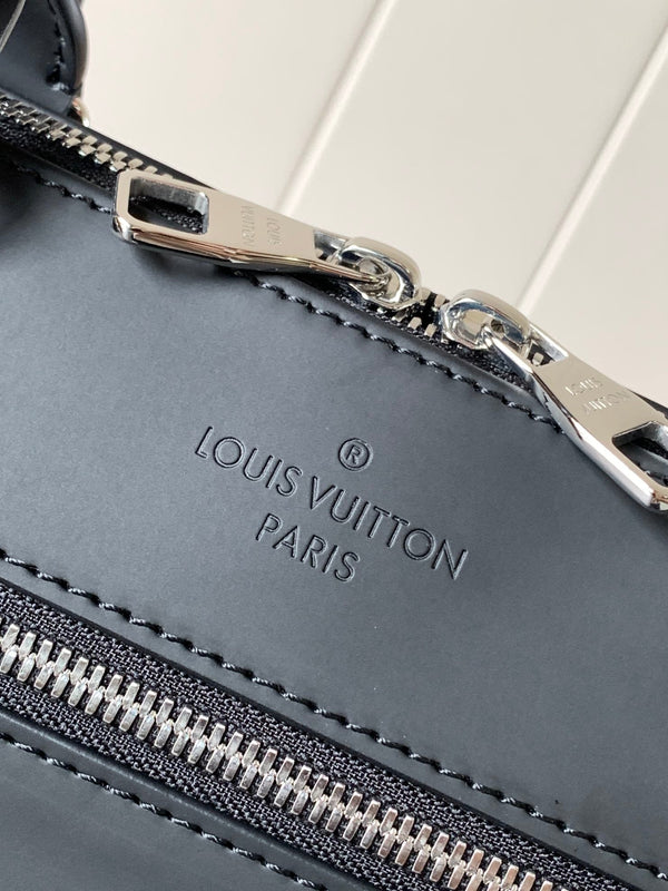 LV N54109 Porte-Documents Jour Briefcase Brown Monogram Canvas