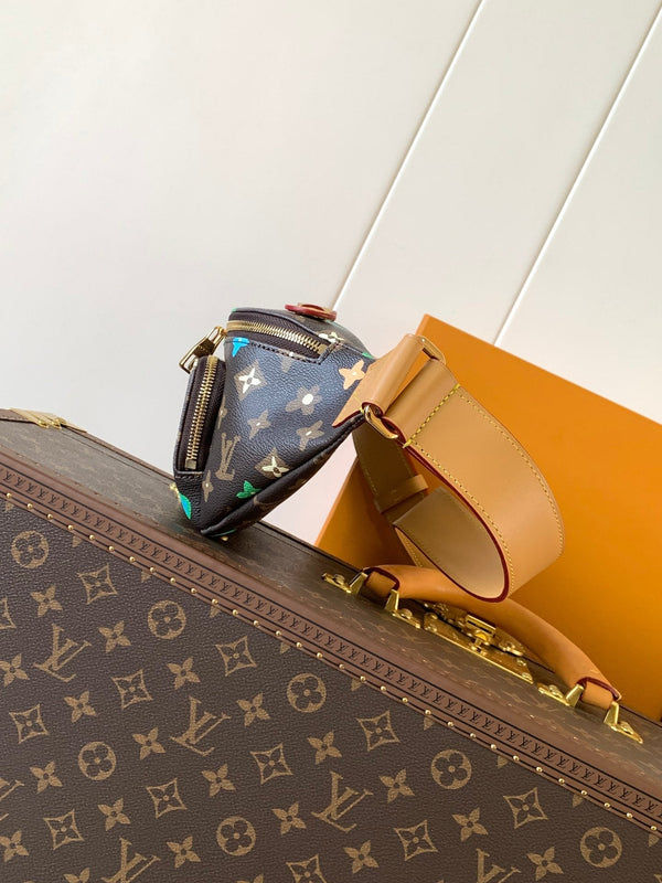 LV x Tyler M24858 Rush Bumbag Brown Monogram Canvas & Calfskin GHW