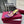 Heeled Sandals 6cm with Crystal Square Buckle Gold and Purple