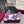 Heeled Sandals 6cm with Crystal Square Buckle Purple