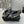 slingback flat black bowl silk diamond buckle