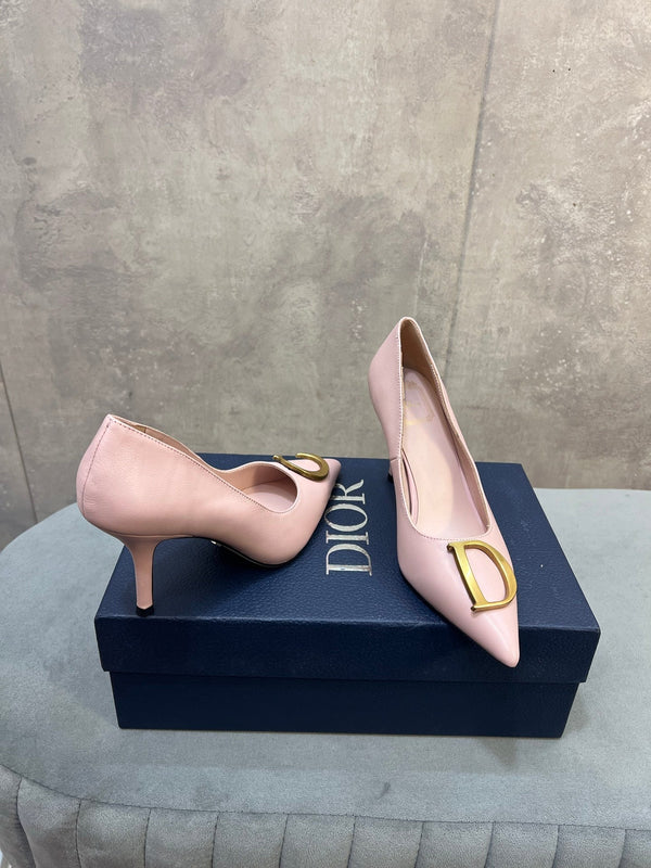 CD 26 High-Heeled 85 Pumps Light Pink Cowhide 594570