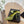 HIGH HEEL BLONDE MULE 10 CM IN OLIVE GREEN SATIN WITH RHINESTONES