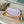 SIDE TRUNK 21 IN GRAY CREAM MONOGRAM TRIANON CANVAS GOLD HARDWARE