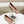 ROCKSTUD PATENT LEATHER BALLERINA IN LIGHT PINK SILK