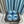 CC 25C Dad Mule Cloud Blue Metalic Grained Calfskin