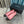 CC 25P Ballet Flat Pink Calfskin Black Grosgrain