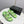 CC Dad Sandal Green Cream Tweed Sheepskin 620120