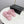 CC Dad Sandal Pink Tweed Sheepskin 620125