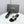 CC 26s Woven Strap Slides Black White Lambskin