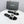 CC 26s Woven Strap Slides Black White Lambskin