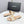 CC 26s Woven Strap Slides Beige Orange Lambskin
