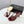 CC 26s Chain Strap High Heels 6.5cm Dark Red Lambskin