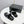 CC 26s CC Thong Slides Black Lambskin