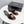CC 26s Wedge Heels In Dark Brown Suede With CC Pearl Embellished