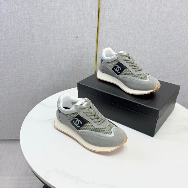 CC 26s Trainer Sneakers Grey Mesh Suede 865804