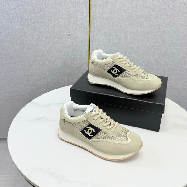 CC 26s Trainer Sneakers Khaki Mesh Suede 865805