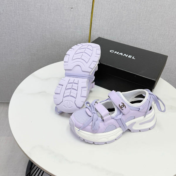 CC 26s Casual Sneakers Purple Leather Mesh 865833