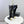 CC 26s Knee-High Boots Black White Sheepskin 904483