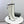 CC 26s Knee-High Boots Black White Sheepskin 904484