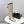CC 26s Knee-High Boots Black Beige Sheepskin 904486
