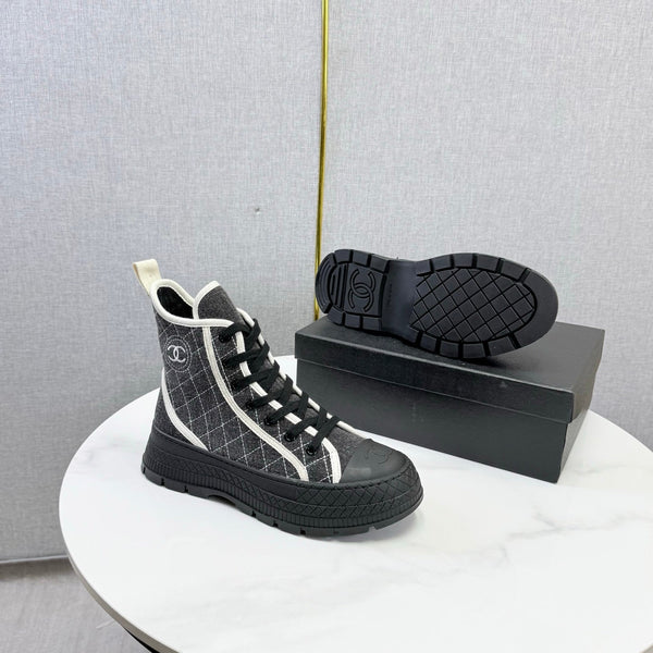 CC 26s High-Top Sneakers Dark Grey Cotton 972650