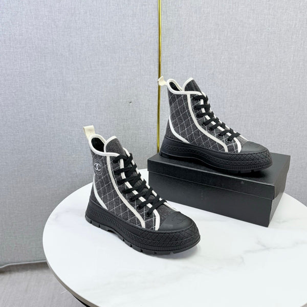 CC 26s High-Top Sneakers Dark Grey Cotton 972650