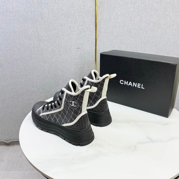 CC 26s High-Top Sneakers Dark Grey Cotton 972650